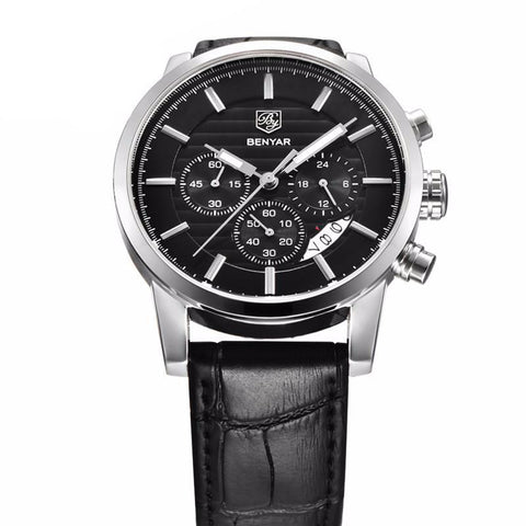 Fashion Analog Leather Strap Wristwatch