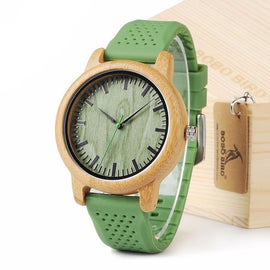 Clean is Green Wooden Watch