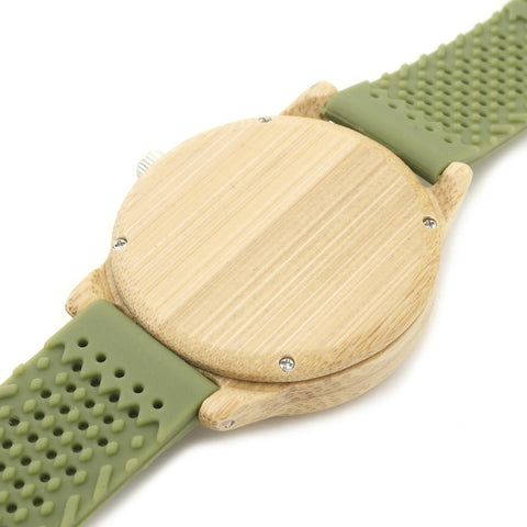 Clean is Green Wooden Watch
