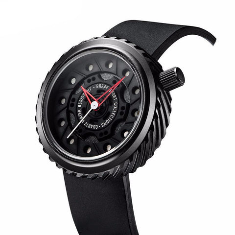 Rubber Strap Casual Wristwatch