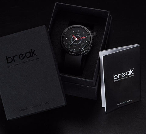 Rubber Strap Casual Wristwatch
