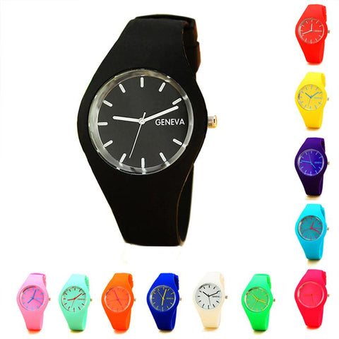 Candy Color Jelly Watch
