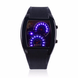 Flash LED Quartz Wristwatch
