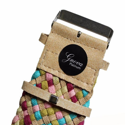 Rainbow Knit Braided Watch