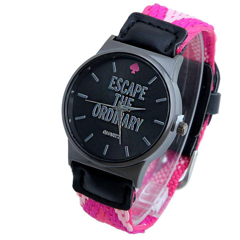 Ethnic Textile Strap Watch