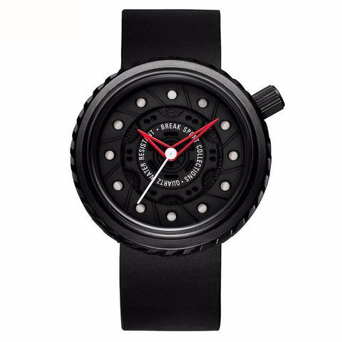 Rubber Strap Casual Wristwatch