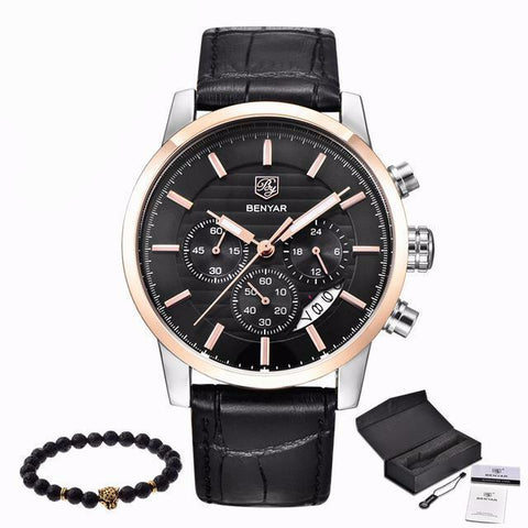 Fashion Analog Leather Strap Wristwatch