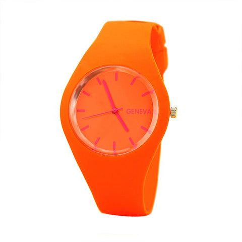 Candy Color Jelly Watch