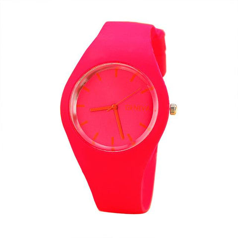 Candy Color Jelly Watch