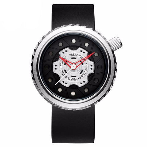 Rubber Strap Casual Wristwatch
